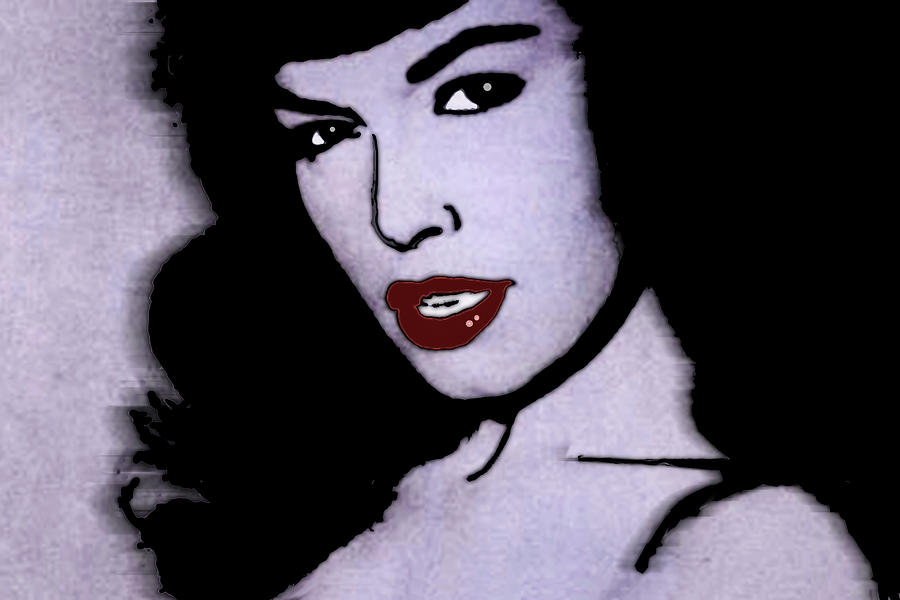 Bettie Page 2 Painting