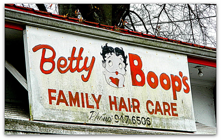 Betty Boops Family Hair Care Photograph by Kathy Barney