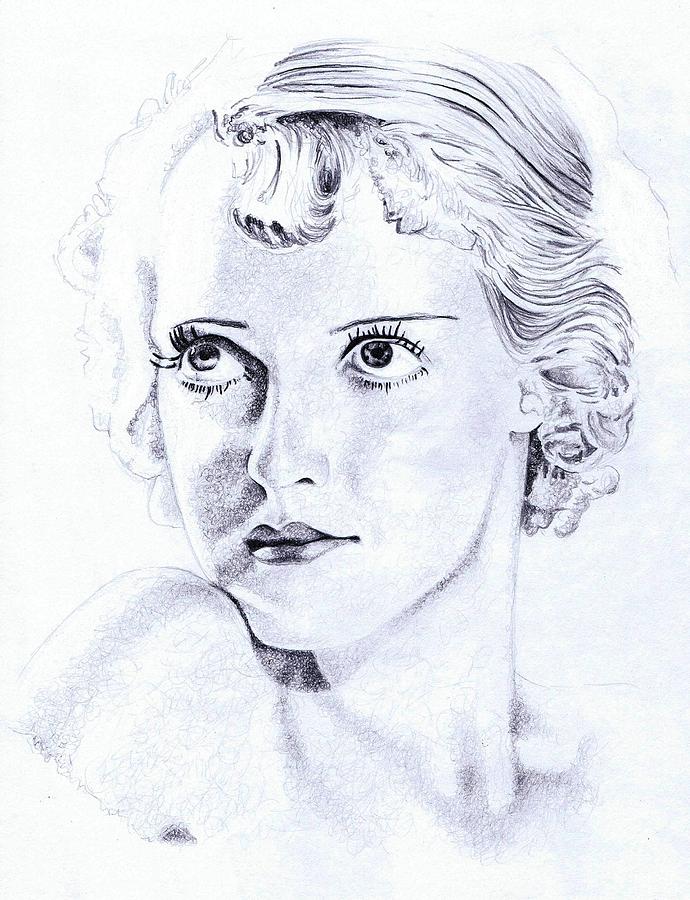 Betty Davis Eyes Drawing by Paul Smutylo