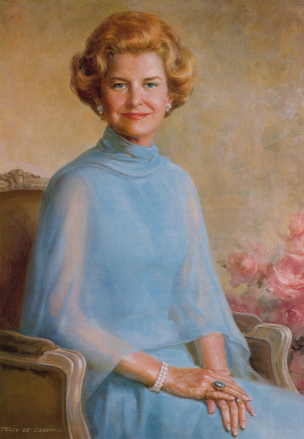 Betty Ford, First Lady Painting by Science Source