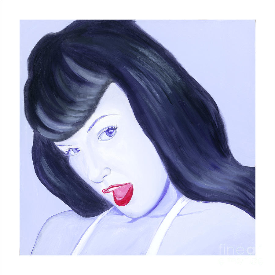 Bettie Painting by Holly Picano