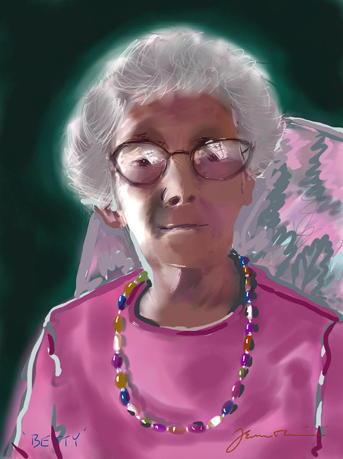 Betty Painting by Jean Pacheco Ravinski