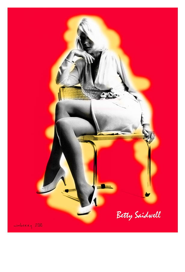 Betty Saidwell Digital Art by Bob Winberry