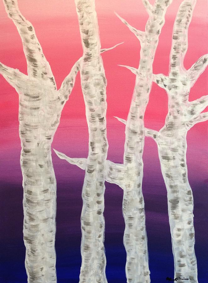 Tree Painting - Betula by April Mickens