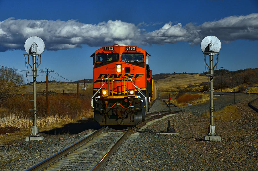 Summer Photograph - Between the Signals by Ken Smith