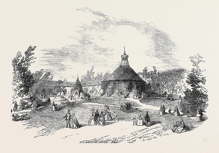 Vintage Drawing - Beulah Spa, Norwood by English School