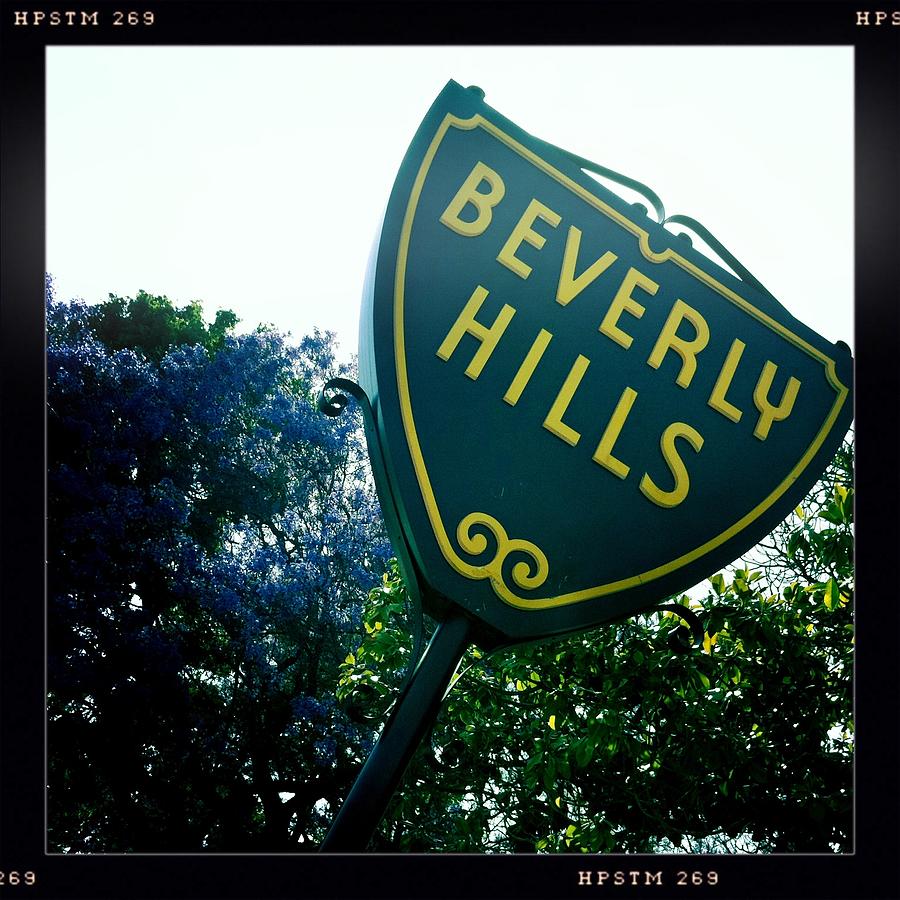 Hollywood Photograph - Beverly Hills Sign by Nina Prommer