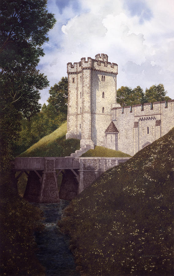 Bevis Tower Painting by Tom Wooldridge