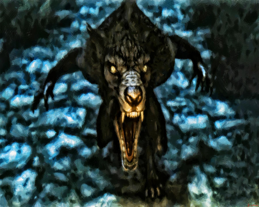 Beware of Werewolves Digital Art by Joe Misrasi