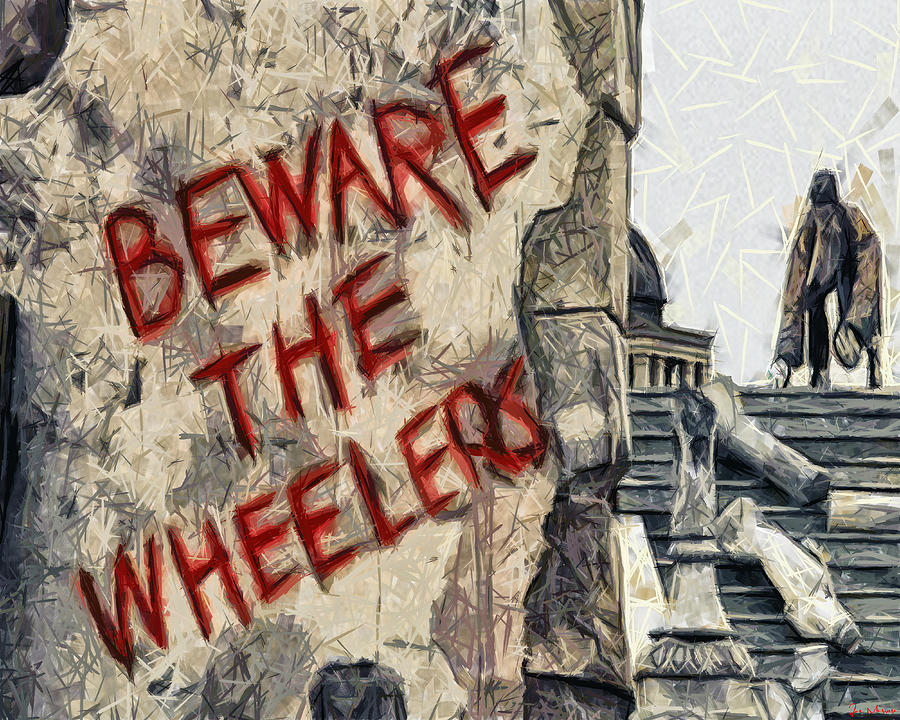 Beware The Wheelers Digital Art by Joe Misrasi