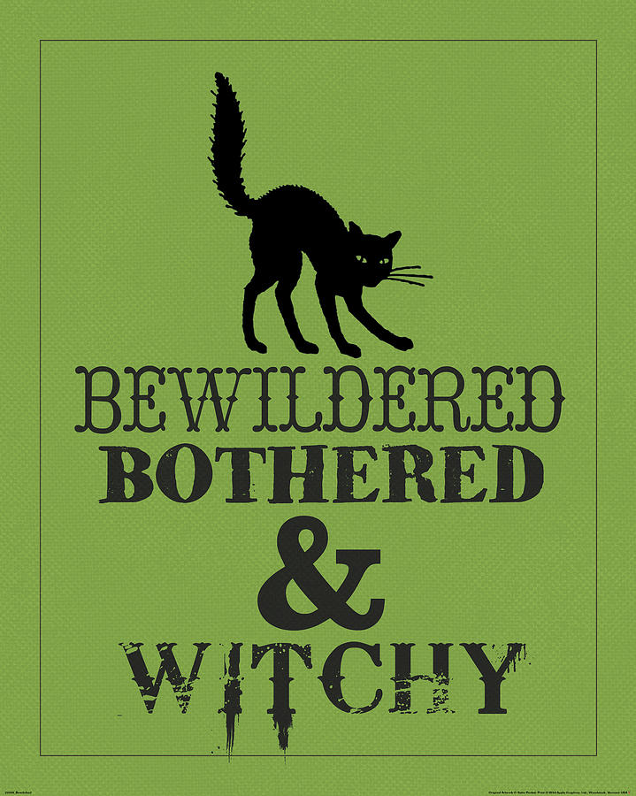 Cat Painting - Bewitched by Katie Pertiet
