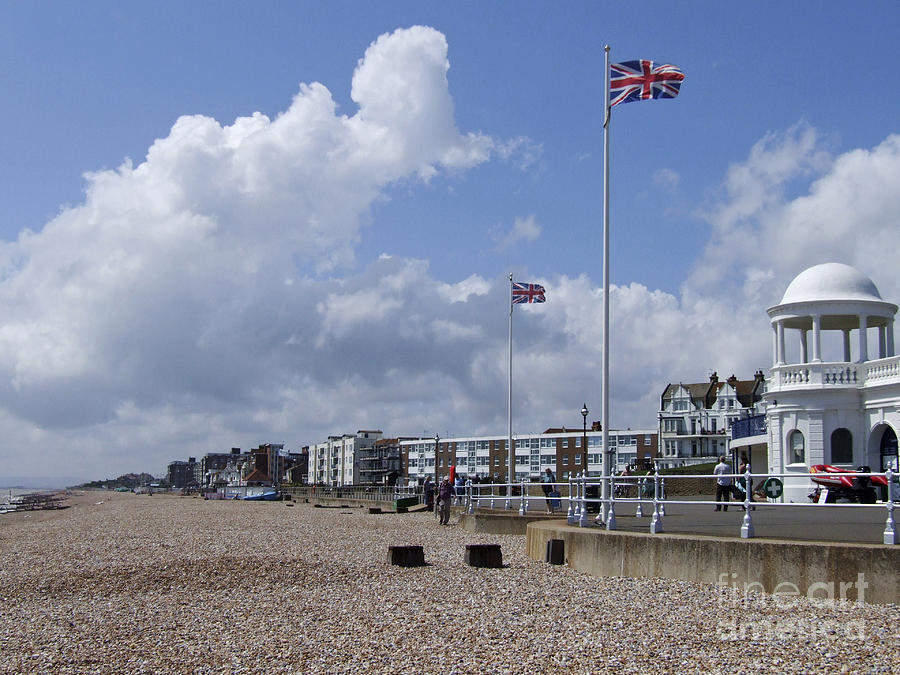 Bexhill Beach - Sussex - England Photograph by Phil Banks