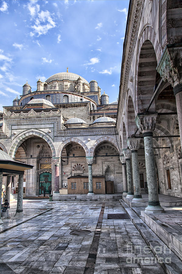 Turkey Photograph - Beyazit Camii mosque by Sophie McAulay