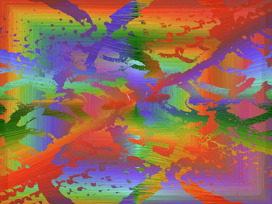 Beyond The Albatross Rainbow Digital Art by Tim Allen
