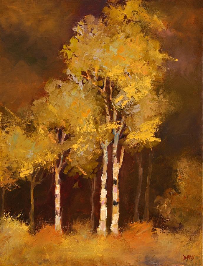 Beyond The Birches Painting