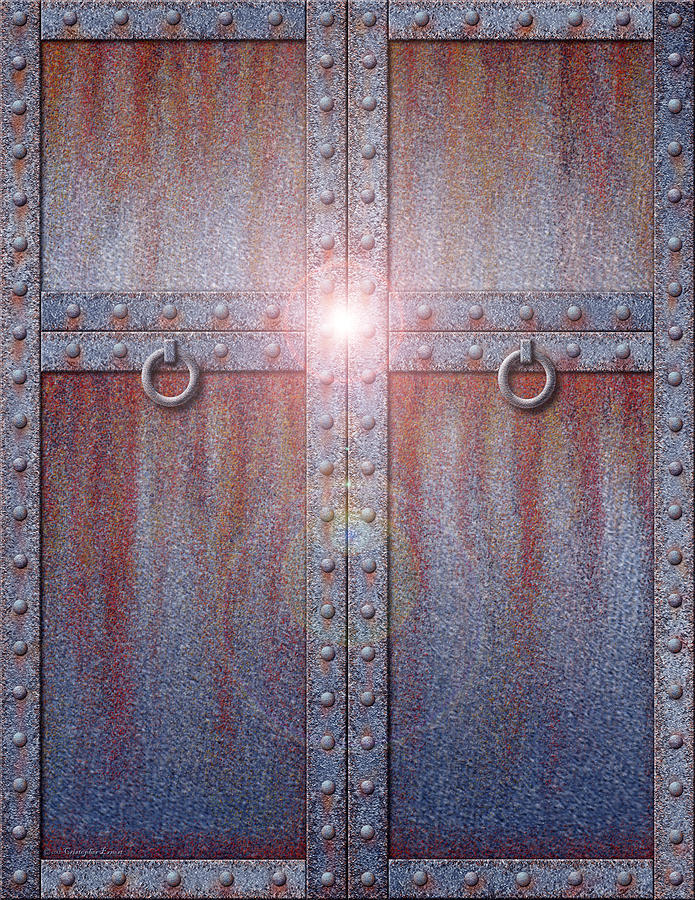 Inspirational Digital Art - Beyond The Doors by Cristophers Dream Artistry