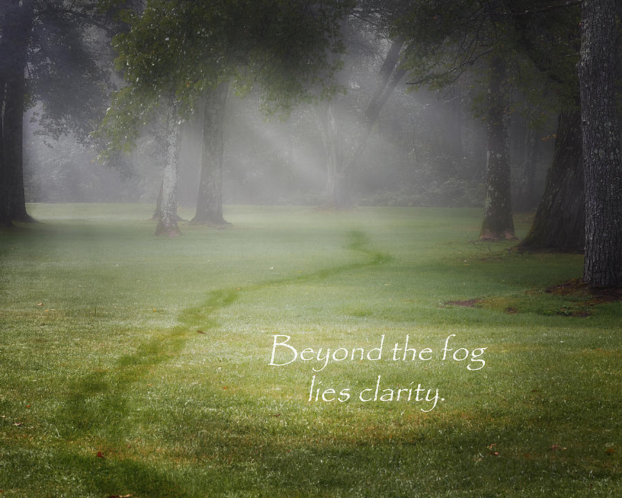Beyond The Fog Lies Clarity Photograph by Bill Wakeley