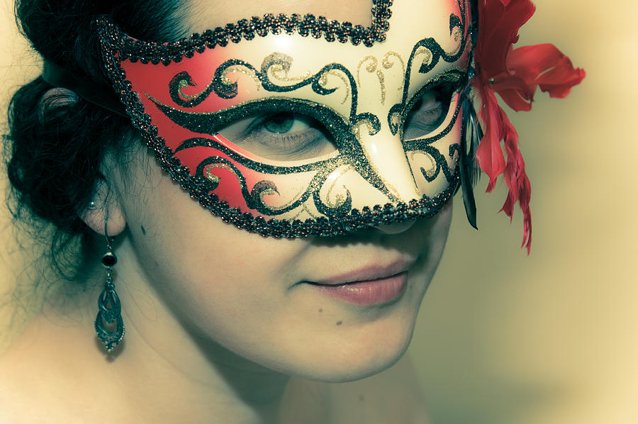 Portrait Photograph - Beyond the Mask #01 by Loriental Photography