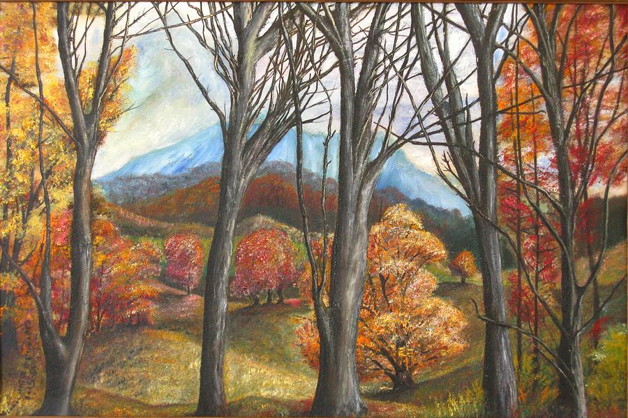 Beyond the Trees Painting by Michael Anthony Edwards