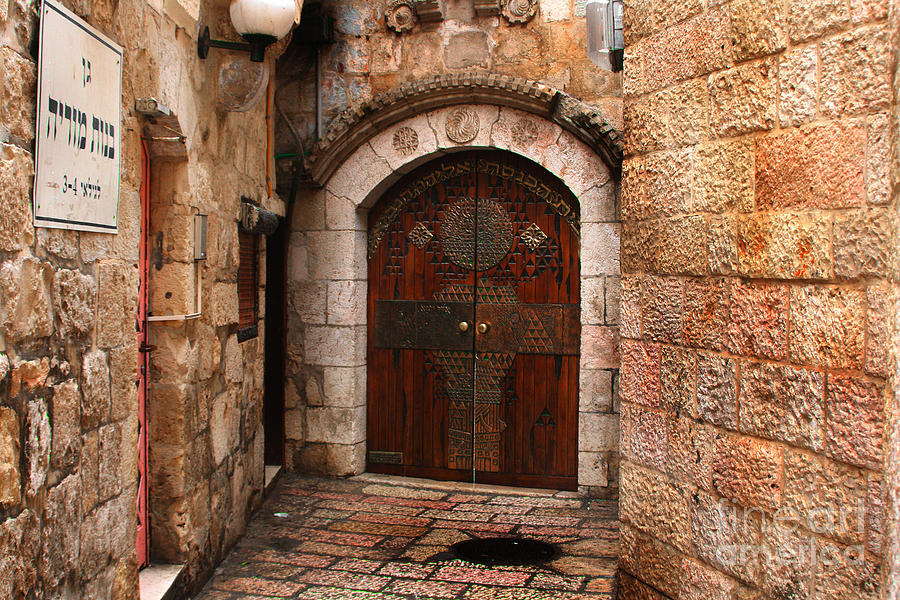 Door in Jerusalem Photograph by Doc Braham