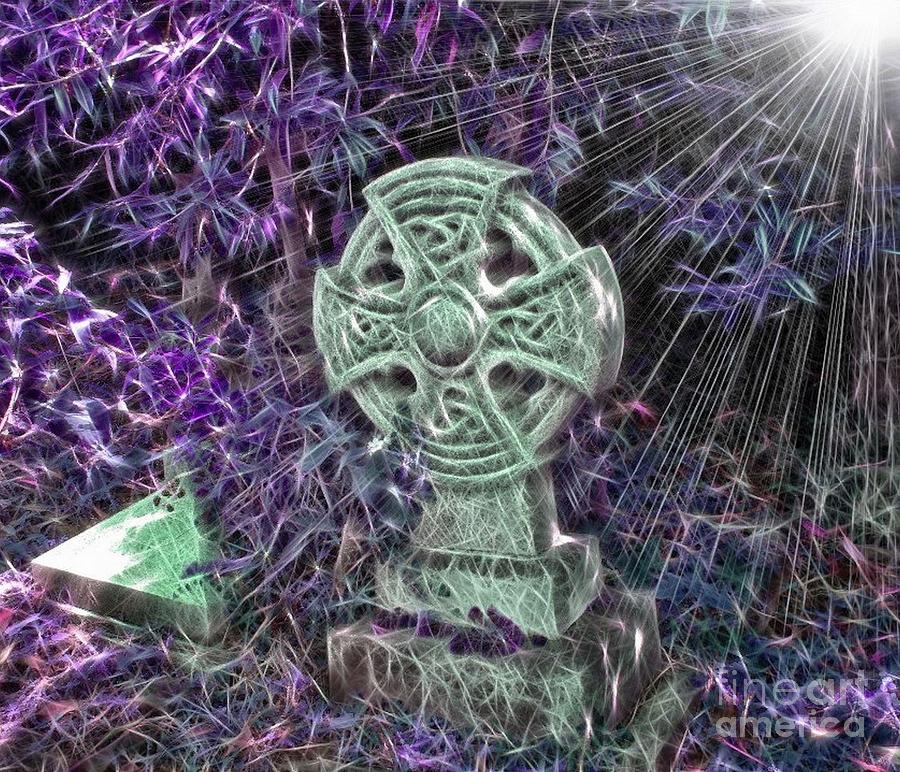 Celtic Digital Art - Beyond Windrush by Gra Howard