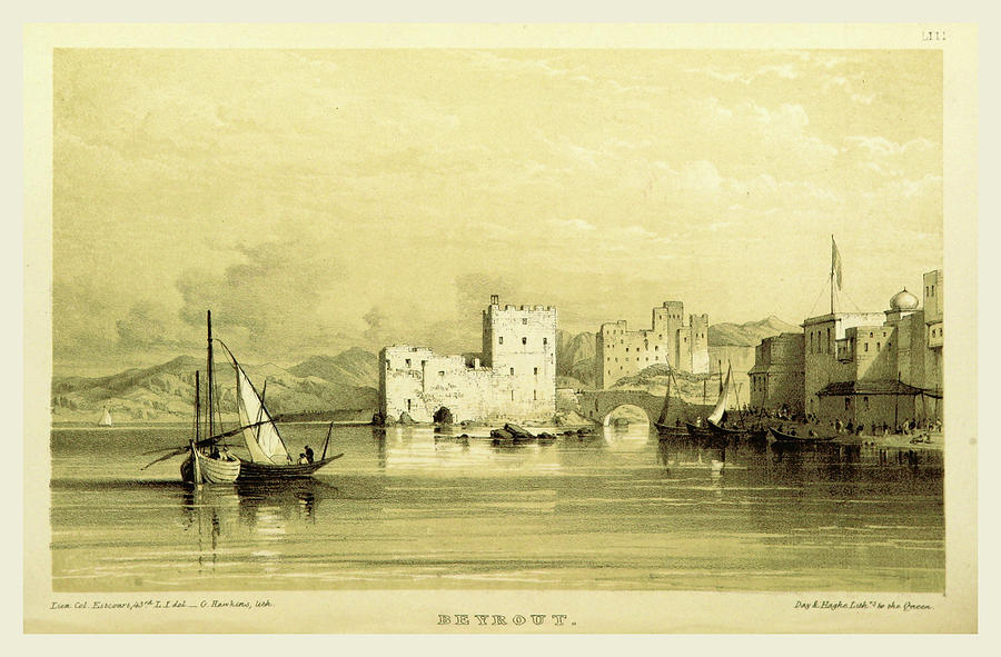 Narrative Drawing - Beyrout, Narrative Of The Euphrates Expedition by Litz Collection