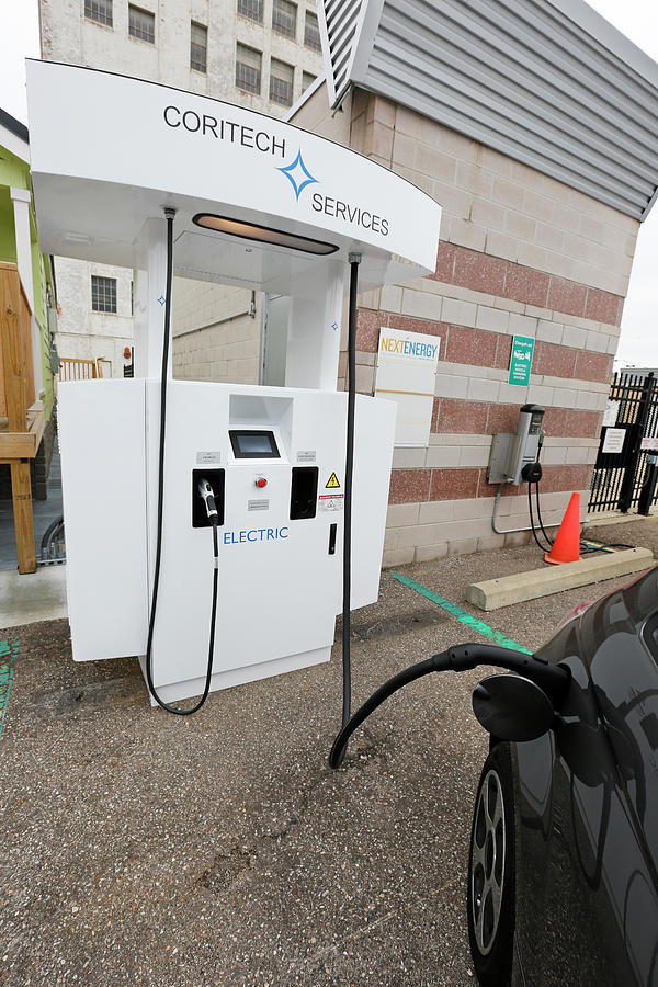 Bi-directional Electric Vehicle Charger Photograph by Jim West