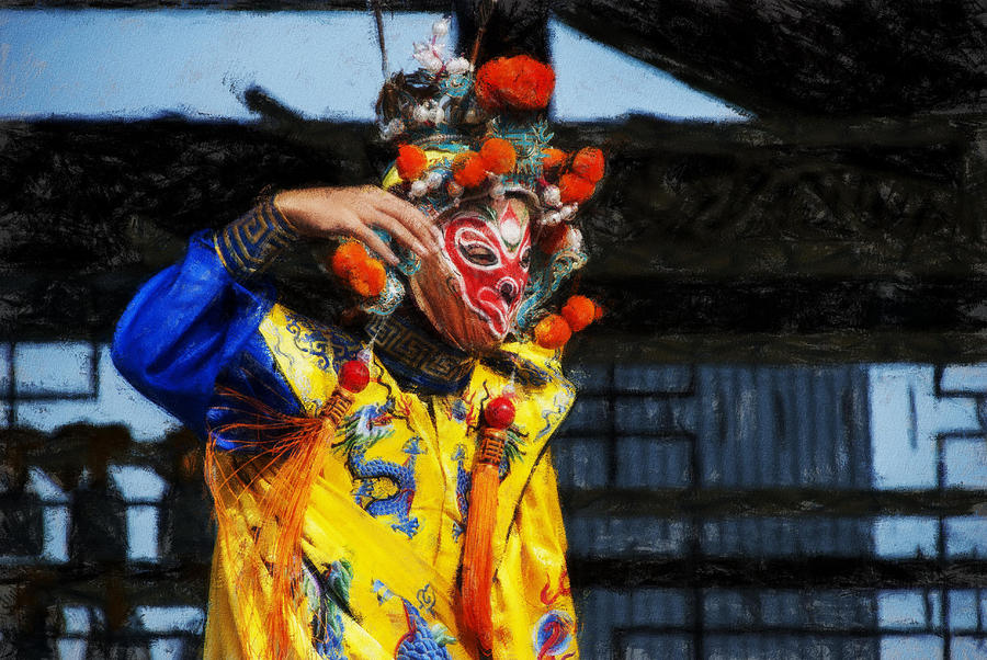 Bian Jiang Dancer Acanthus Digital Art