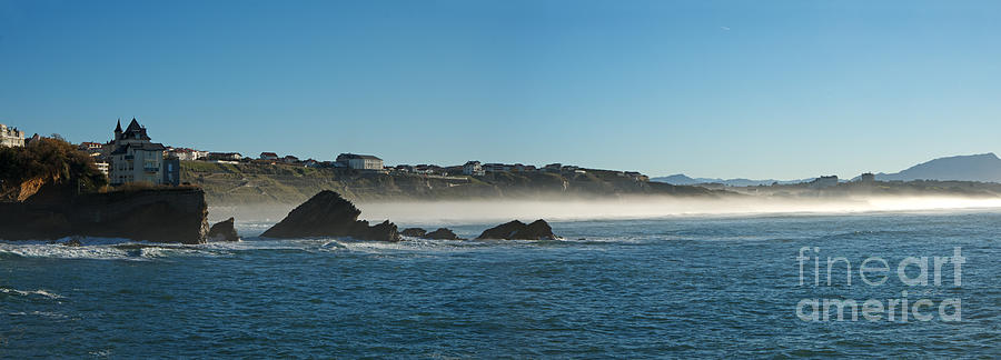 Biarritz Coast Photograph by Perry Van Munster