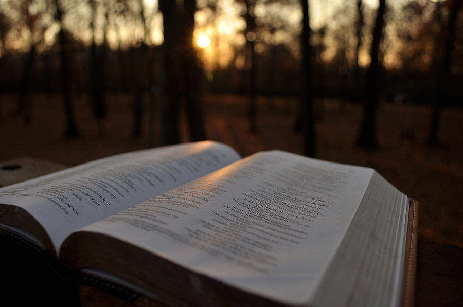 Bible And Sunset Photograph By Sawyer Jones Fine Art America 6986