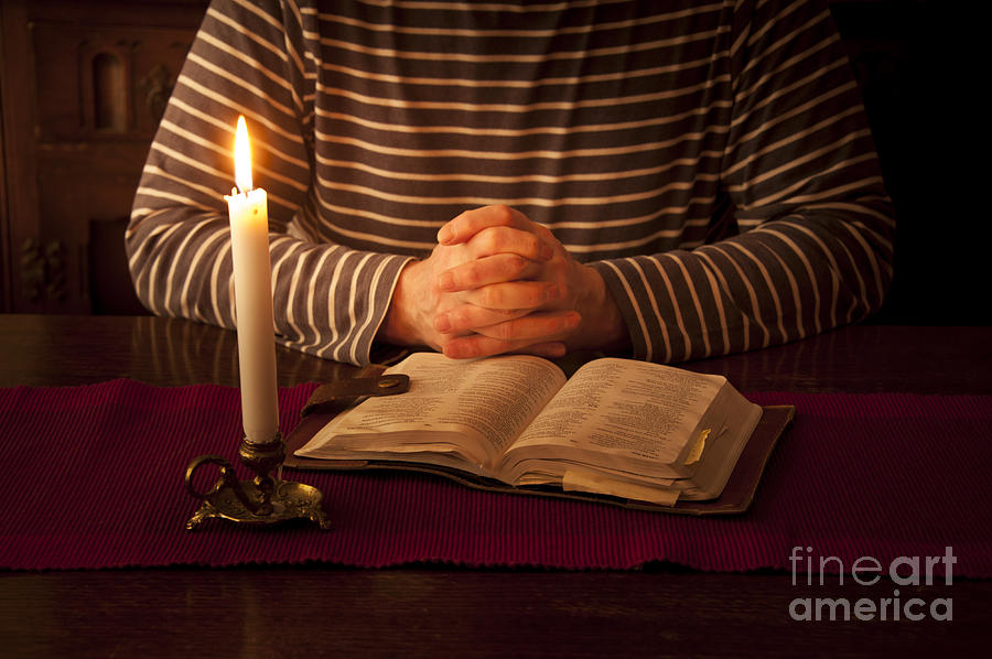 Bible Meditation Photograph by Donald Davis
