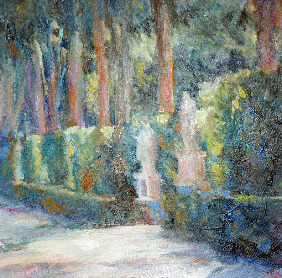 Statues Painting - Biboli Statues by Marilyn Muller Statues Painting - Biboli Statues by Marilyn Muller