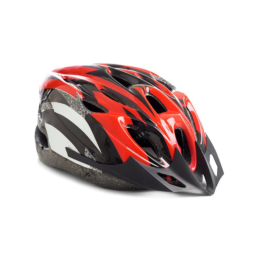 Bicycle Helmet Photograph by Science Photo Library