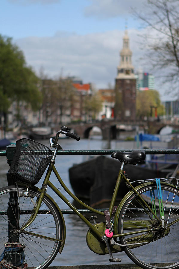 Bicycle in Amsterdam Photograph by Juergen Roth