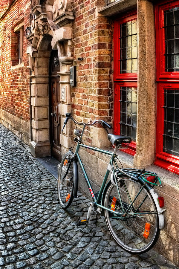 Bicycle in Bruges Photograph by Carol Japp