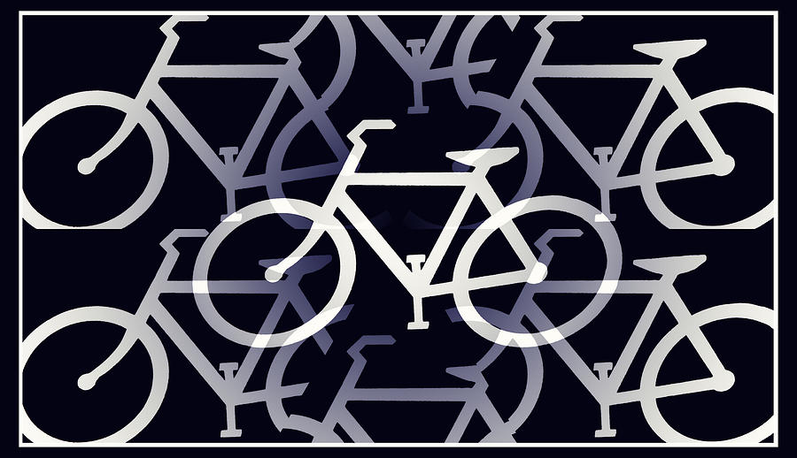Bicycle Infinity Digital Art by Bill Cannon