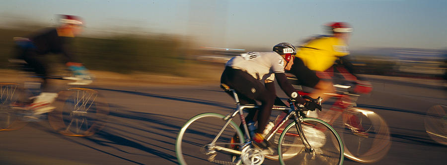 Sports Photograph - Bicycle Race, Tucson, Pima County by Panoramic Images