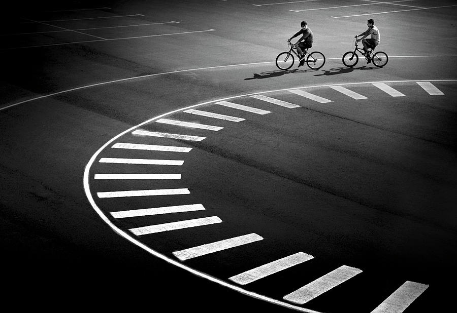 Bike Photograph - Bicycle Track by Marc Apers