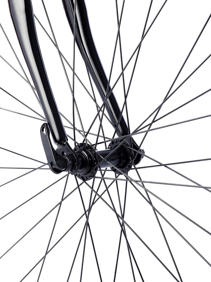 Transportation Photograph - Bicycle Wheel Spokes by Science Photo Library