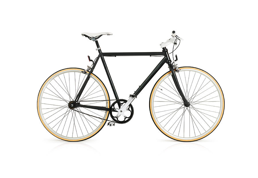 Bicycle with Full Clipping Path Photograph by Carlosalvarez