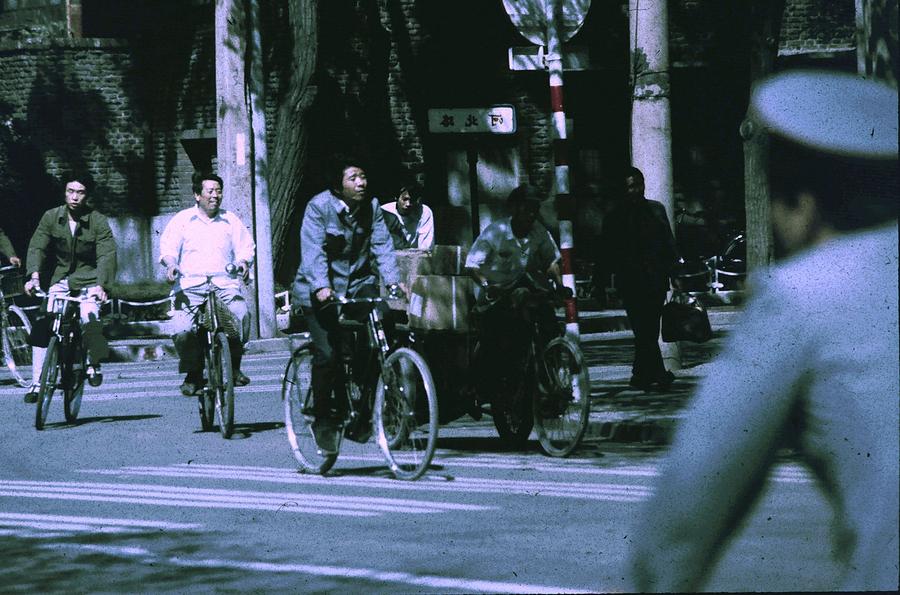 Bicycles in Beijing Photograph by John Warren