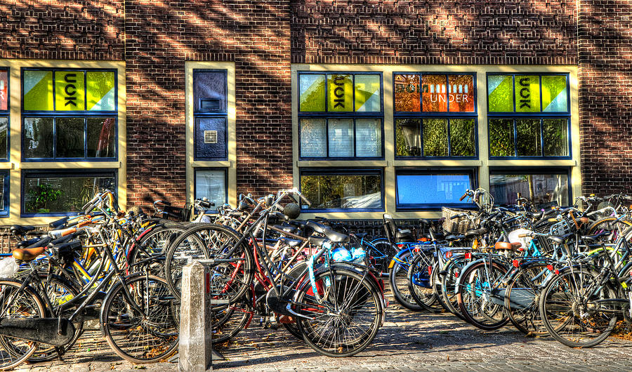 Bicycles Photograph by Uri Baruch