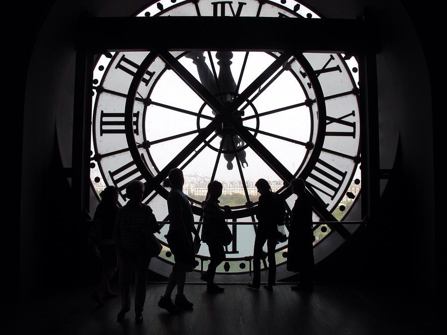 Paris Photograph - Biding Time by Mary Ellen Mueller Legault