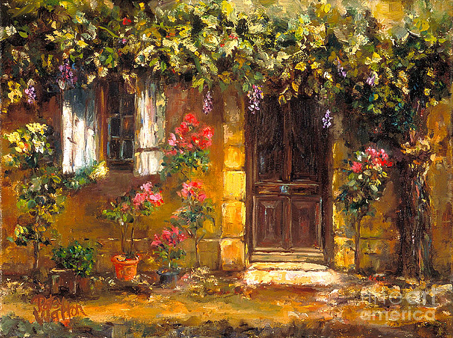 Bienvenue a Provence Painting by Patsy Walton