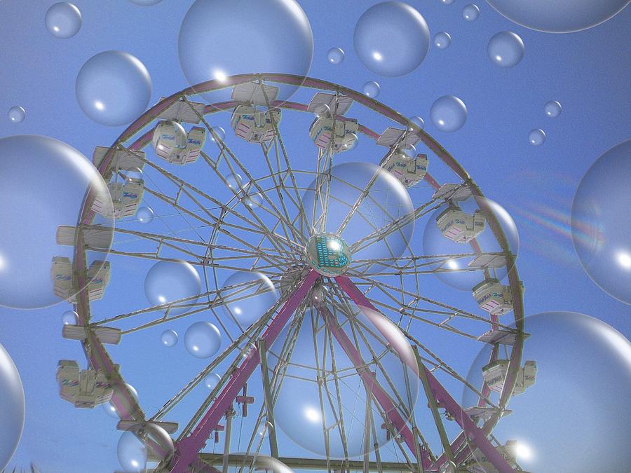 Big B Bubble Ferris Wheel Photograph by Marilyn MacCrakin