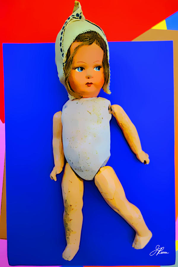 Big Baby Doll Painting by Joan Reese