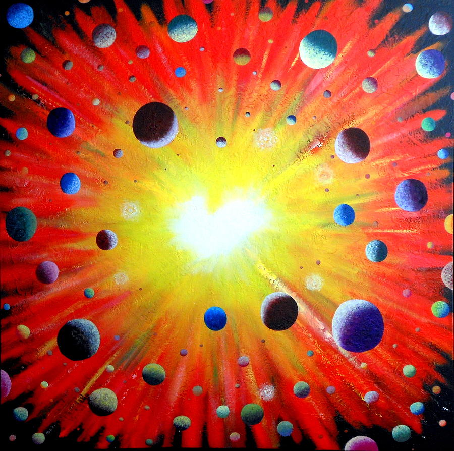 Big Bang - 4 Painting by David MINTZ
