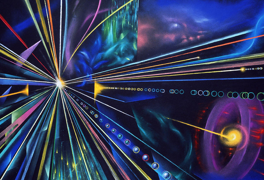 Big Bang Photograph by Science Photo Library