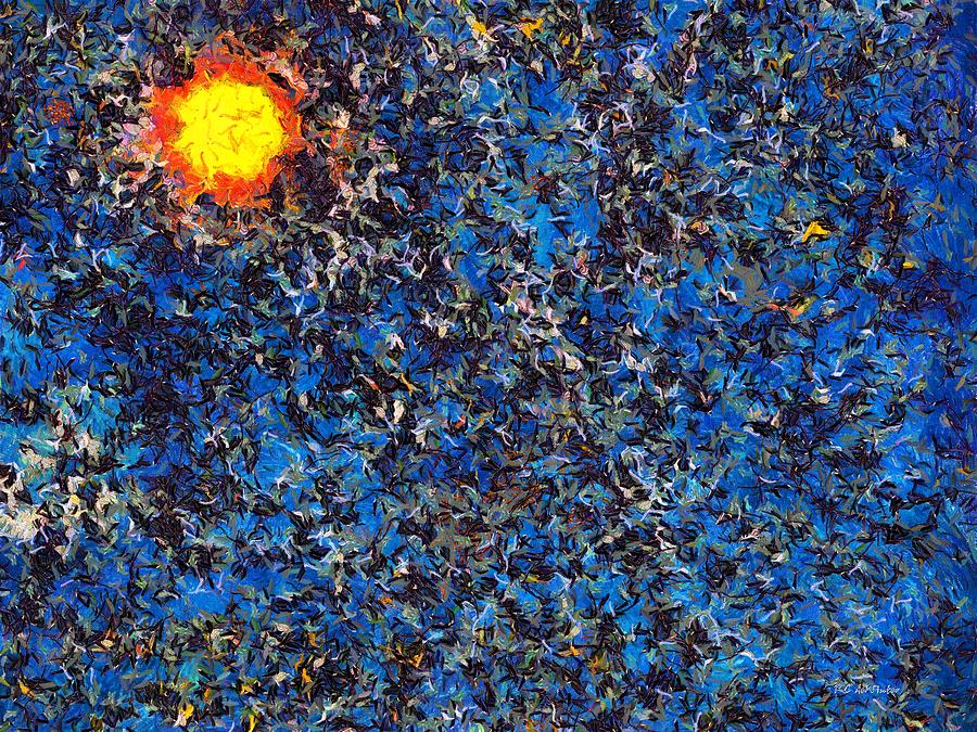 Big Bang Painting by RC DeWinter