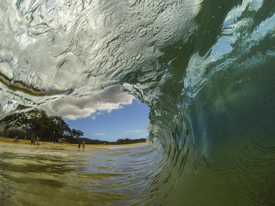 Big Beach Barrel Photograph by Brad Scott